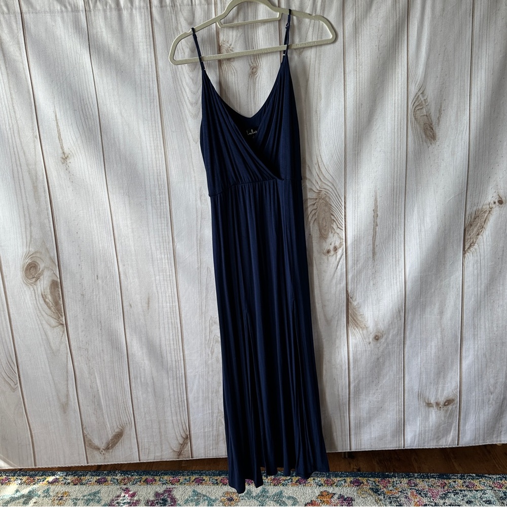 Lulu’s Navy Blue Dress Size Large - Picture 6 of 17
